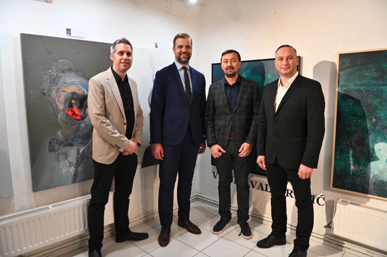 Vier Belgrader Künstler in der Galerie „Steiner“, Wien